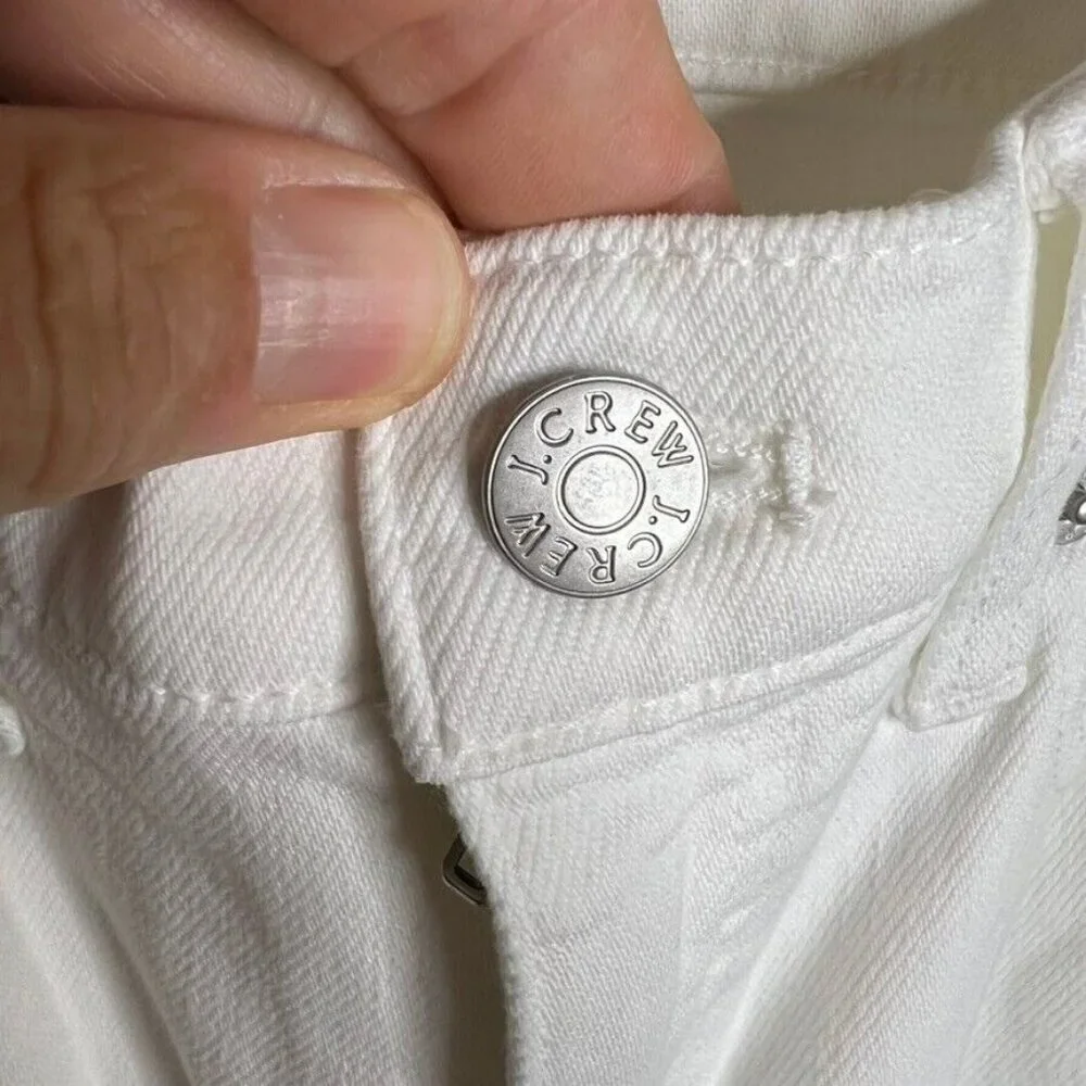 J.Crew $118 Tall essential straight white jean in all-day stretch Size T26 BX521 - Picture 5 of 6